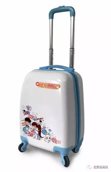 Children's suitcase with wheels and handle, „All New Jackie Chan Adventures” (新成龙历险记)