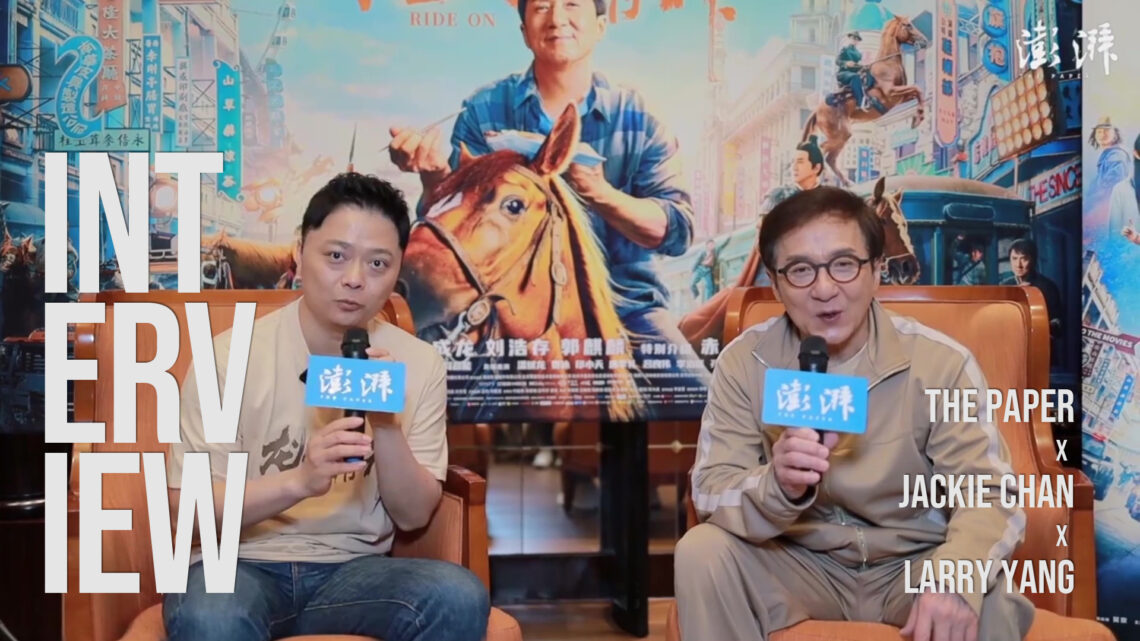 Jackie Chan in interview: “As long as they tell me to make films, I will risk my life”.