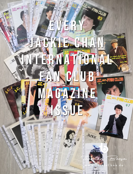 Every Jackie Chan International Fan Club Magazine Issue (by Thorsten Boose)