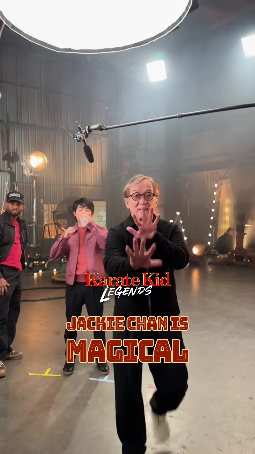 Jackie Chan is magical | KARATE KID: LEGENDS #BTS