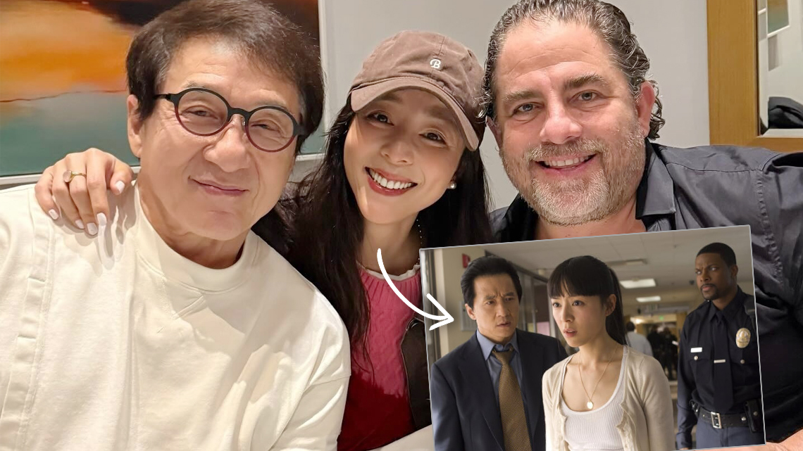 Jackie Chan trifft sich mit RUSH HOUR Regisseur Brett Ratner und alter Bekannten in Los Angeles