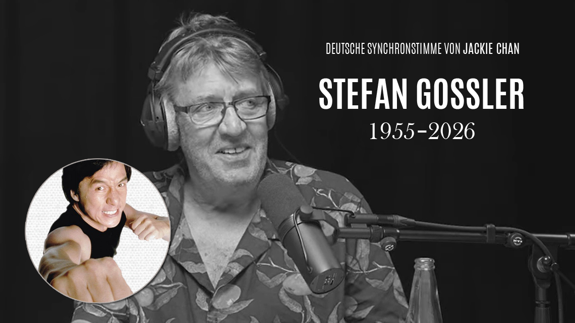 Jackie Chans deutsche Synchronstimme, Stefan Gossler, mit 71 Jahren verstorben